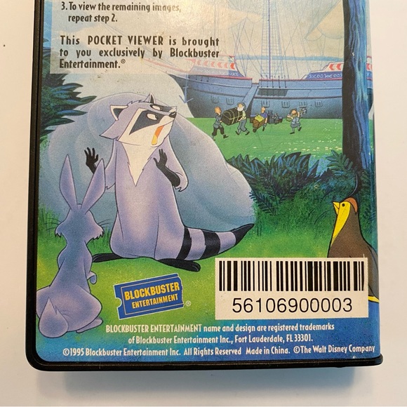 Disney Pocahontas Blockbuster Vintage Pocket Viewer Collectibles Rare HTF 1995 - Picture 4 of 9